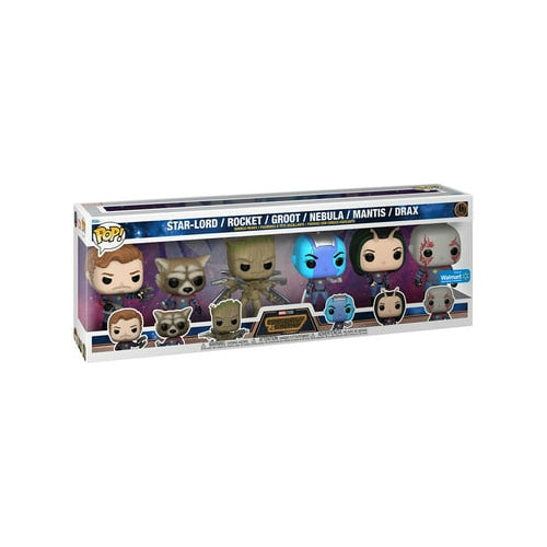 Funko Pop! Guardians of the Galaxy Vol. 3 - 6-Pack Vinyl Bobbleheads (Walmart Exclusive)