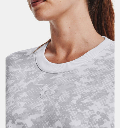Under Armour Women's UA Rival Fleece Camo Crew Pull-over Sweatshirt