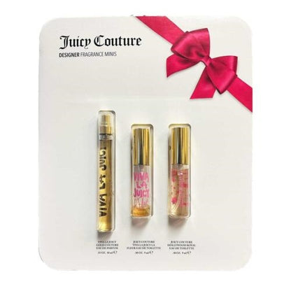 Juicy Couture Designer Fragrance Minis 0.3 oz Eau De Toilette 0.3 Eau De Parfum