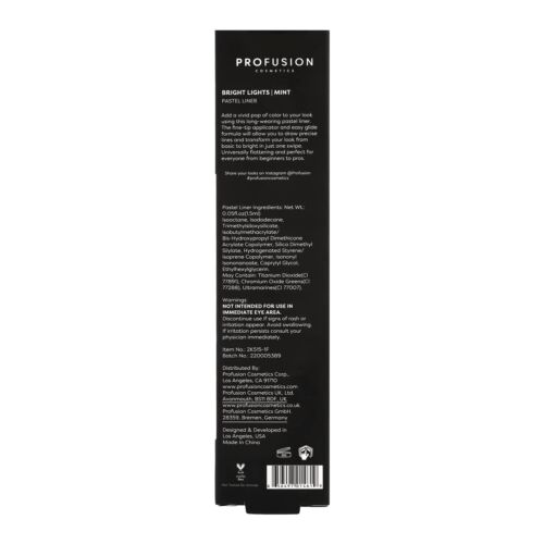 Profusion Cosmetics Bright Lights Liquid Pastel Eyeliner Mint .05 fl oz