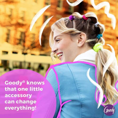 Goody XL Scrunchie and Bobby Slides Bundle - 3 Count, Winter Solstice Collection - Ouchless Hair Accessories for Men, Women, Boys & Girls - Style With Ease & Keep Your Hair Secured - All Hair Types