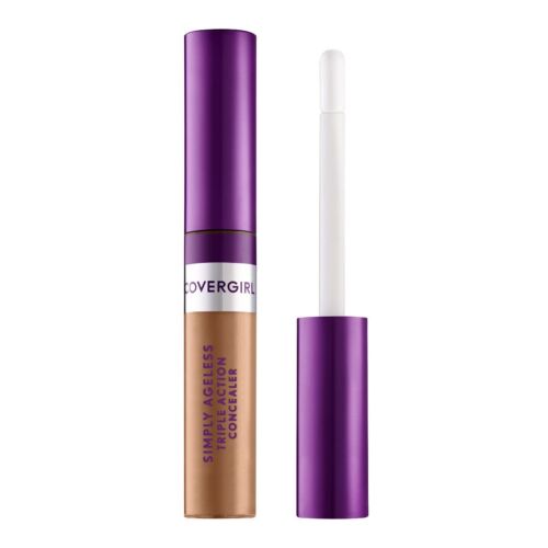 COVERGIRL Simply Ageless Triple Action Concealer, 380 Soft Sable, 0.24 fl oz