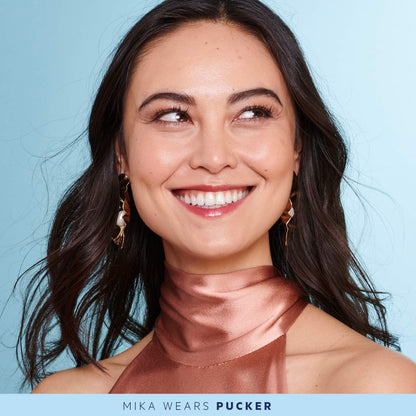 FLOWER BEAUTY Petal Pout Lip Mask | Hydrating Tinted Balm with Mango & Cocoa Butter | Vegan, Cruelty-Free Scented Lips Color | Sangria - Berry Punch (Pack of 1)