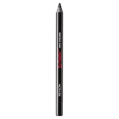 Revlon Pencil Eyeliner, So Fierce Vinyl Eye Makeup, Waterproof, Smooth Gliding, Longwearing with Shiny Vinyl Finish, 860 Midnight Mystery, 0.042 Oz