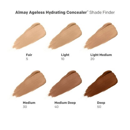 Almay Anti-Aging Concealer by Almay, Face Makeup with Hyaluronic Acid, , Niacinamide, Vitamin C & E, Hypoallergenic, Fragrance Free, 010 Light, 0.37 Fl Oz, 010 Light, 0.37 fl oz.