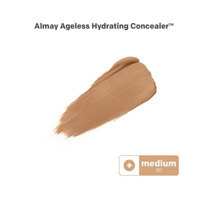 Almay Ageless Hydrating Liquid Concealer Makeup, Natural Finish, 030 Medium, 0.37 fl oz.