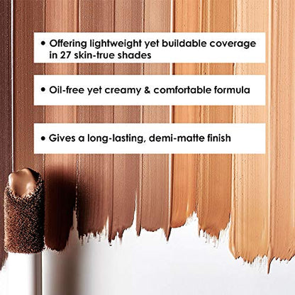 Makeup Revolution Conceal & Define Foundation, Cream Foundation Makeup, Full Coverage, For Dark Skin Tones, Vegan & Cruelty-Free, F16, 23ml