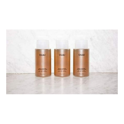 OUAI Detox Shampoo. Clarifying Cleanse for Dirt, Oil, Product and Hard Water Buildup. Get Back to Super Clean, Soft and Refreshed Locks. (10 oz)