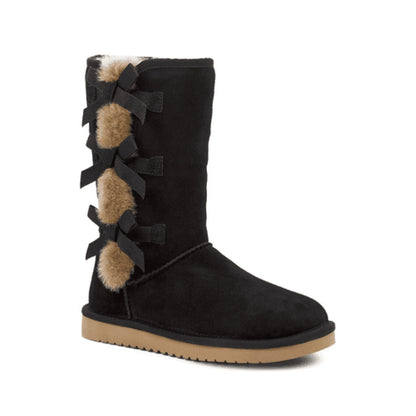 Koolaburra by UGG Womens Victoria Tall Leather Round Toe Mid-Calf Cold Weathe...