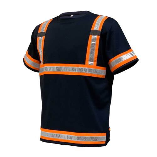 Reflective Safety Work Shirts High Visibility Work T Shirts ANSI Class 3 M to 7X