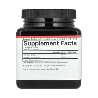 Youtheory Skin Collagen + Ceramides Dietary Supplement, 150 count