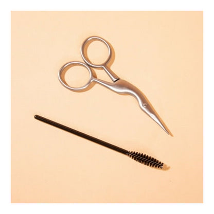 Japonesque Stainless Steel Brow Scissors and Spoolie Eyebrow Kit, 2-Piece