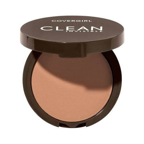 COVERGIRL Clean Invisible Pressed Powder, 155 Soft Honey, 0.38 oz