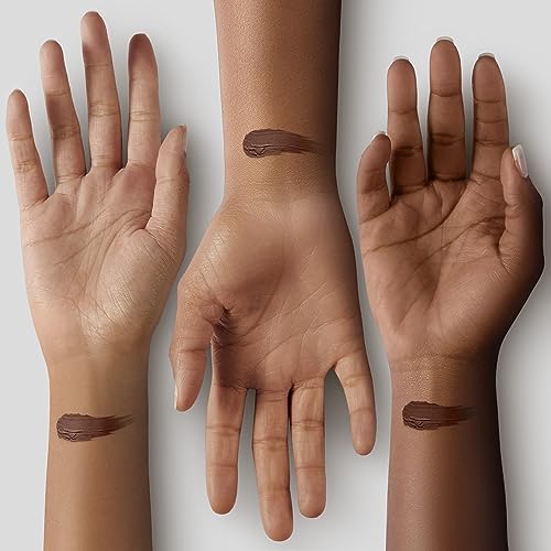 Makeup Revolution Conceal & Define Foundation, Cream Foundation Makeup, Full Coverage, For Dark Skin Tones, Vegan & Cruelty-Free, F16, 23ml