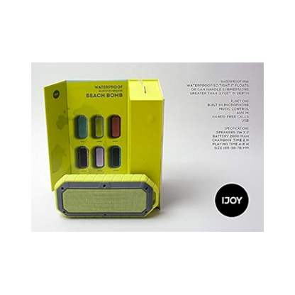 iJoy- Beach Bomb Bluetooth Waterproof Speaker IPX6 Lemon