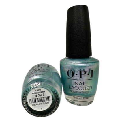 OPI Nail Lacquer - Pisces The Future - 15mL/ 0.5 fl. oz. NLH017 Shimmery Teal