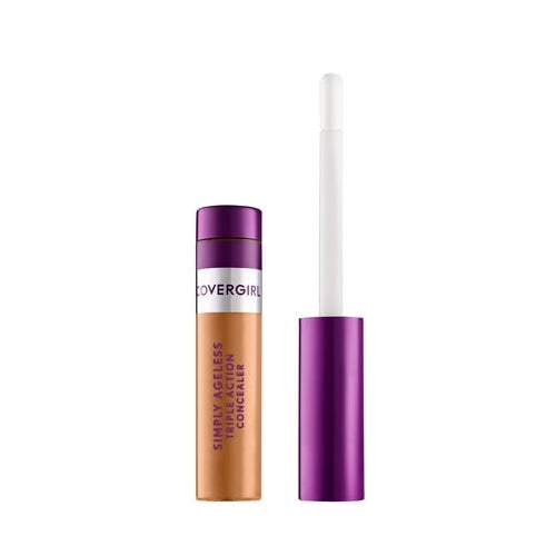 COVERGIRL Simply Ageless Triple Action Concealer, 370 Toasted Almond, 0.24 fl oz