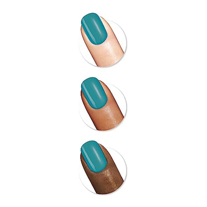 Sally Hansen Insta-Dri Nail Polish | Quick Dry, Long Lasting, Streak-Free Shine | Opaque, Shiny | 509 Mint Me in St. Louis | Soft Aqua Blue Nail Color.