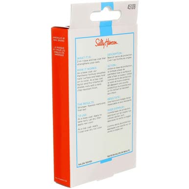 Sally Hansen Double Duty Base & Top Coat 0.45 Ounce (13.3ml) (3 Pack)