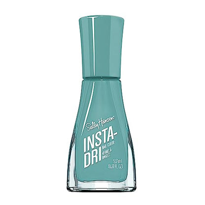 Sally Hansen Insta-Dri Nail Polish | Quick Dry, Long Lasting, Streak-Free Shine | Opaque, Shiny | 509 Mint Me in St. Louis | Soft Aqua Blue Nail Color.