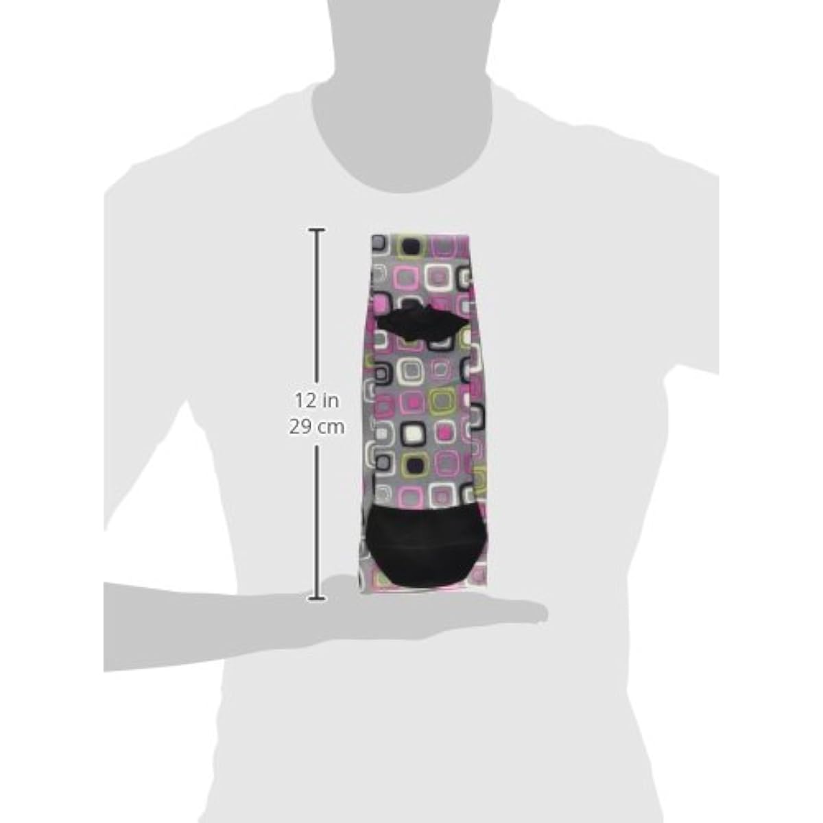 Prince Daniel Men's Therapeutic Compression Sock, Dot Art, 8-15 mmHg, Mild