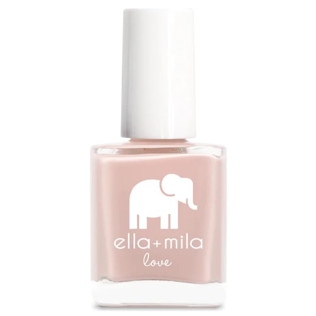 ella+mila Professional Nail Polish - Quick Dry Nail Polish - Long-Lasting & Chip Resistant Formula (Love Collection - Pour the Bubbly - 0.45 fl oz)