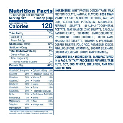 Glucerna Hunger Smart Powder, Diabetic Protein Shake, Classic Vanilla, 22.3-oz tub, 1 Count