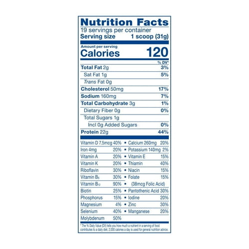 Glucerna Hunger Smart Powder, Diabetic Protein Shake, Classic Vanilla, 22.3-oz tub, 1 Count