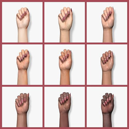 REVLON Ultra HD Snap Nail Polish, Glossy Nail Color, 100% Vegan Formula, No Base and Top Coat Needed, 032 Birthday Suit, 0.27 fl. Oz.