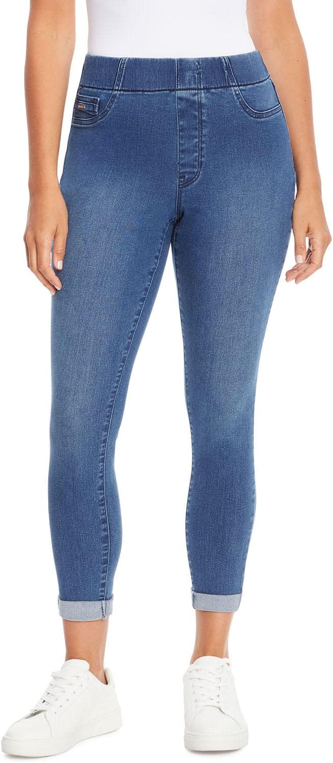 NINE WEST Ladies Heidi Pull-on High Waist Stretchy Skinny Leggings for Women - Juliette 8