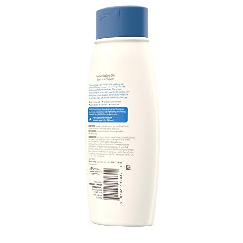 Aveeno Active Naturals Skin Relief Body Wash, Fragrance Free, 18 Fl Oz (Pack of 1)