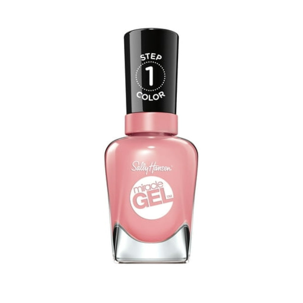 Sally Hansen Miracle Gel Nail Polish, 245 Satel-Lite Pink, 0.5 fl oz, No UV Lamp Needed