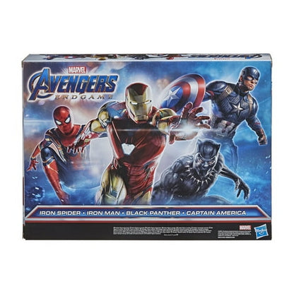 Marvel Avengers: Titan Hero Series Captain America, Iron Spider, Black Panther, and Iron Man Kids Toy Action Figure for Boys and Girls (12")