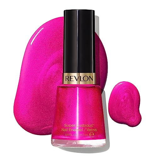 Revlon Nail Polish, Super Lustrous Nail Enamel Polish, Chip Resistant & Longwear Formula, High Shine Finish, 723 Electric, 0.5 fl oz.