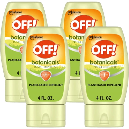 Raid Off! Botanicals Lotion, 4 OZ (Pack of 4)