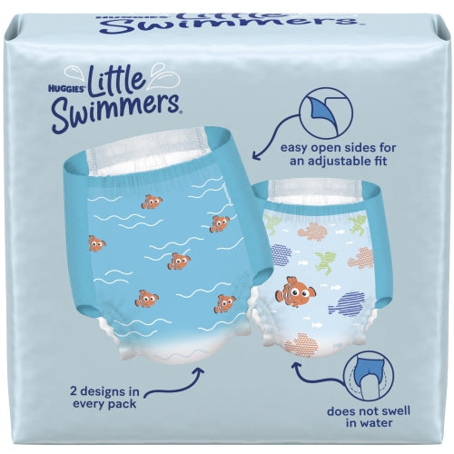 Huggies Little Swimmers Disposable Swim Diapers, Size 3 (16-26 lbs), 20 Ct