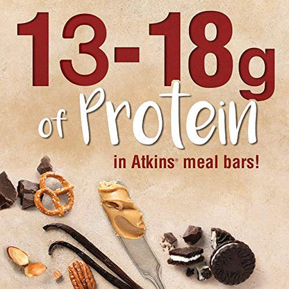 Atkins Protein Meal Bar, Chocolate Chip Granola, Keto Friendly, 5 Count