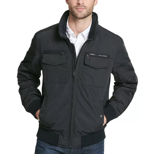 Tommy Hilfiger Men's Water Resistant Performance Bomber Jacket Size M Green