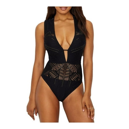 Kenneth Cole See You Swoon Plunge One-Piece