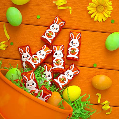 REESE'S Milk Chocolate Peanut Butter Creme Bunnies, Easter Candy, 9.1 oz Bag