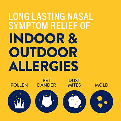 Astepro Allergy Nasal Spray, 24-Hour Allergy Relief, Steroid-Free Antihistamine, 60 Metered Sprays