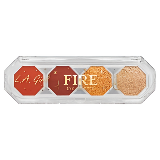 L.A. Girl 4 Play Eyeshadow Quad Palette, FIRE G97912