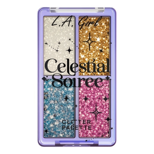 L.A. Girl Glitter Quad Palette, Celestial G96092