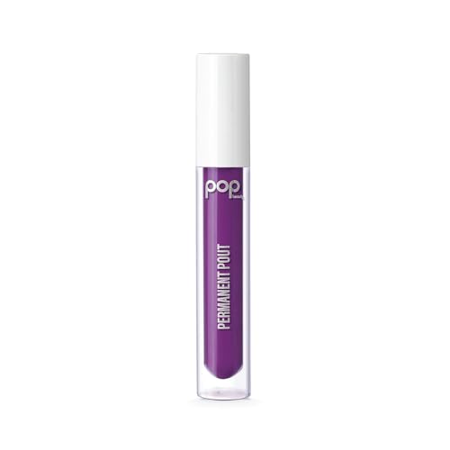 POP Beauty PERMANENT POUT | OMG VIOLET - Long Lasting Liquid Lipstick | Water, Smudge and Kiss-Proof, Velvet Lip Paint, Matte Finish, Full Colour Coverage