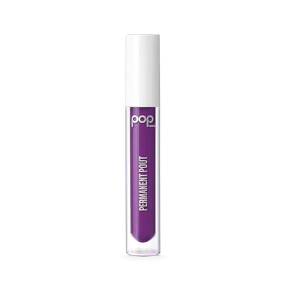 POP Beauty PERMANENT POUT | OMG VIOLET - Long Lasting Liquid Lipstick | Water, Smudge and Kiss-Proof, Velvet Lip Paint, Matte Finish, Full Colour Coverage