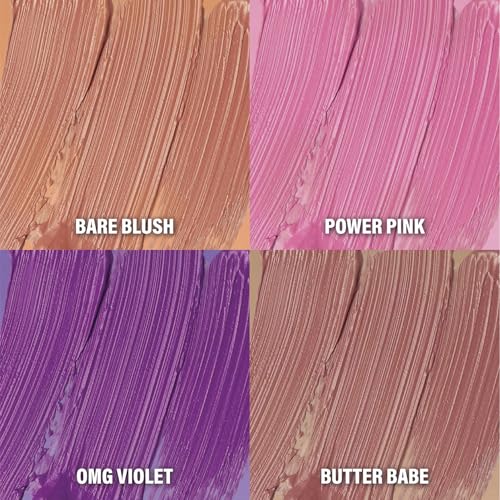 POP Beauty PERMANENT POUT | OMG VIOLET - Long Lasting Liquid Lipstick | Water, Smudge and Kiss-Proof, Velvet Lip Paint, Matte Finish, Full Colour Coverage