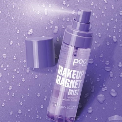 POP Beauty MAKEUP MAGNET MIST - Makeup Fixing Spray, Helps Skin Depuff, Soothing Finishing Mist | 2.7 Fl Oz