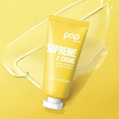 POP Beauty SUPREME C-CREME - Nourishing Antioxidant Cream to Moisturize, Energize | Calamansi, Grapefruit, Ceramides | 2 Fl Oz