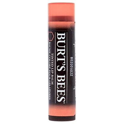 Burts Bees 100% Natural Origin Tinted Lip Balm, Zinnia with Shea Butter & Botanical Waxes - 1 Tube