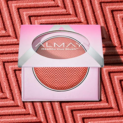 Almay Blush, Face Makeup, High Pigment Powder, Healthy Hue, Hypoallergenic, 200 So Peachy, 0.32 Oz